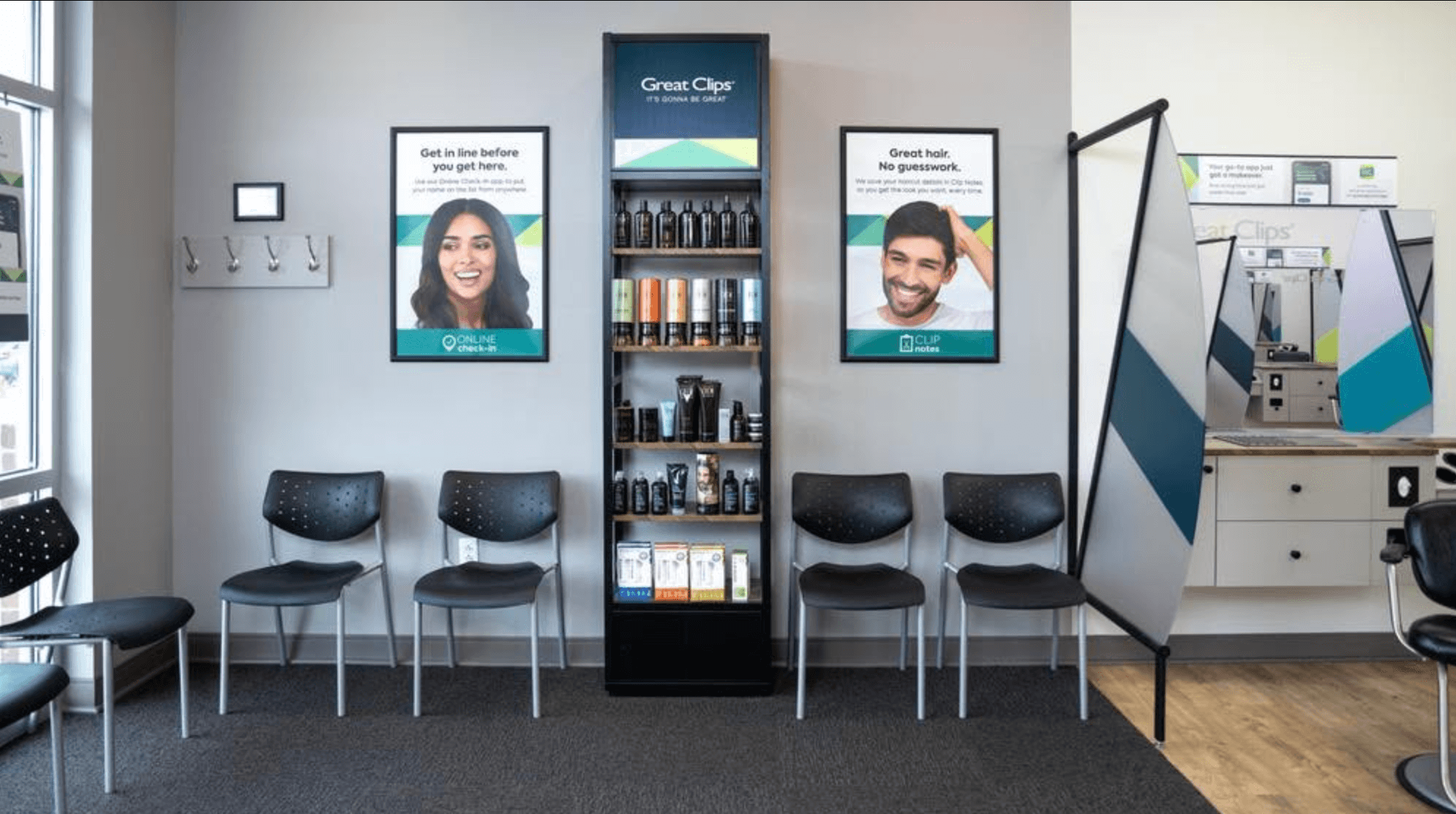 Salon lobby showing the welcoming HDKP environment