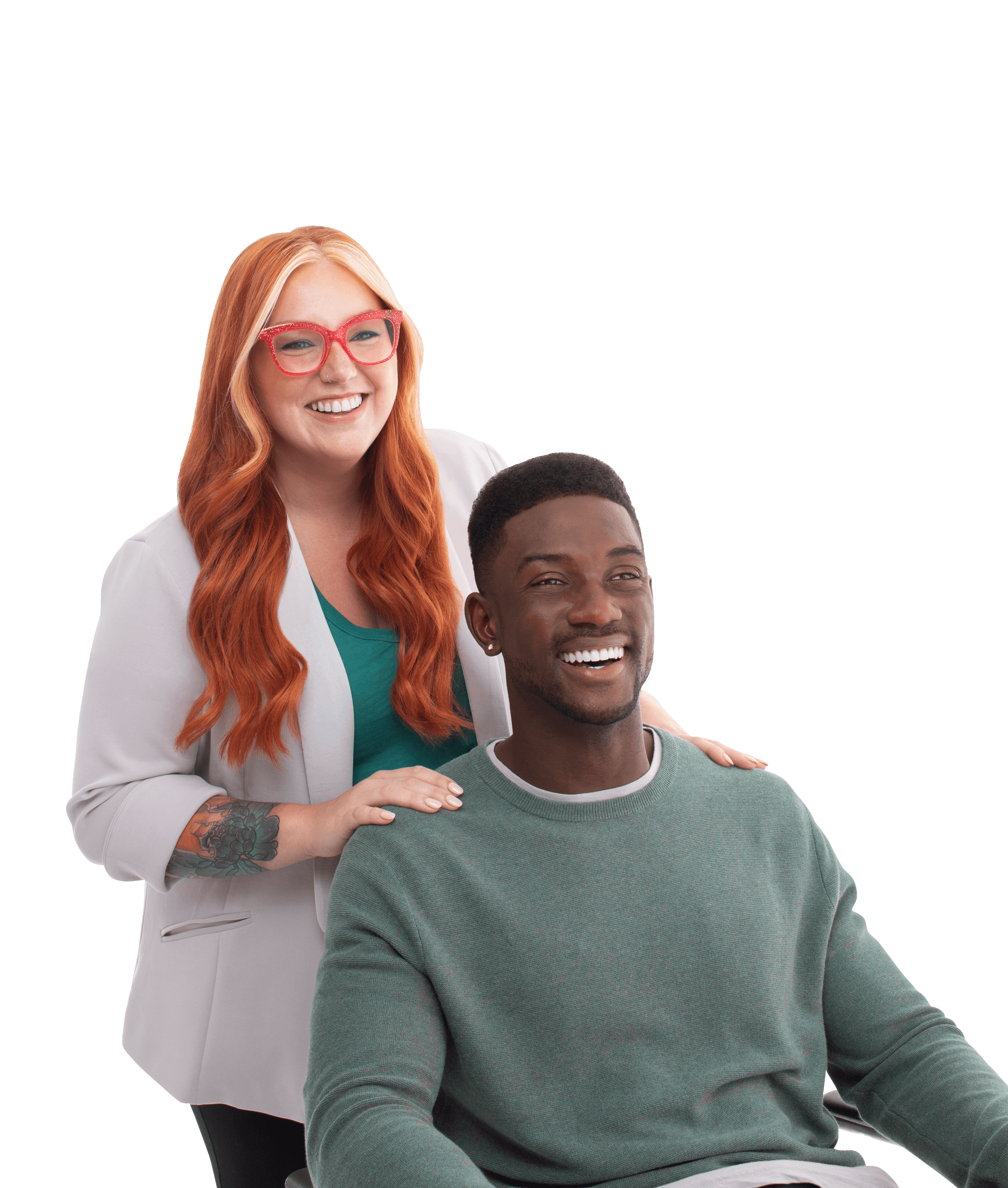 Female stylist smiling in an HDKP salon