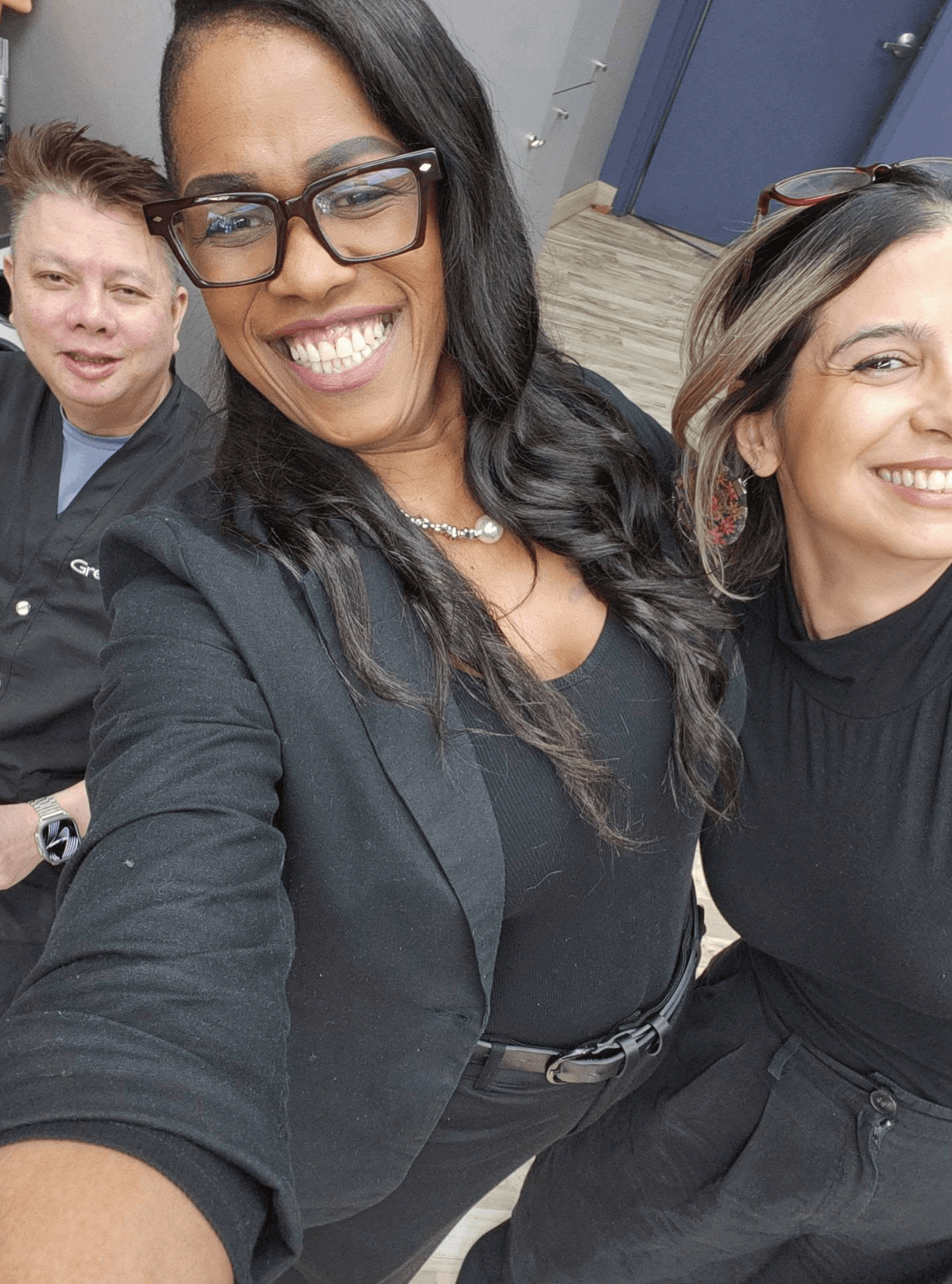 HDKP salon team smiling together